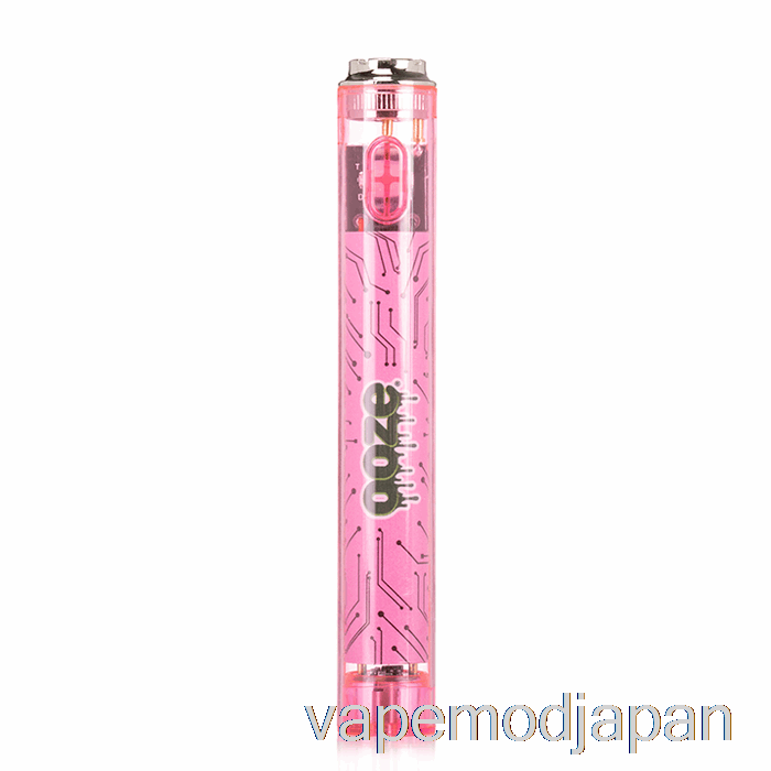 Vape Japan Ooze スリム 400mah クリア 510 Vape バッテリー アトミック ピンク